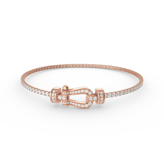 [Baslove]FORCE HORSESHOE DIAMOND TENNISARMBAND