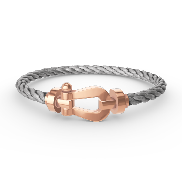 [Baslove]FORCE GROSSES HUFEISENARMBAND OHNE DIAMANT ROSÉGOLD
