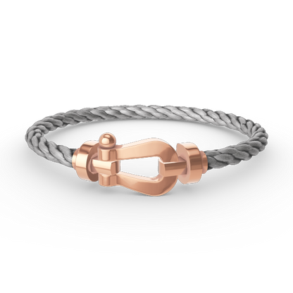 [Baslove]FORCE GROSSES HUFEISENARMBAND OHNE DIAMANT ROSÉGOLD