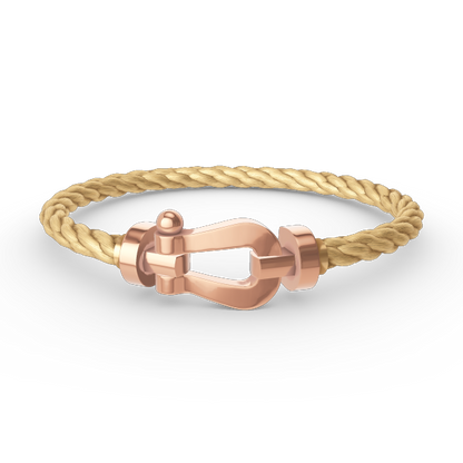 [Baslove]FORCE GROSSES HUFEISENARMBAND OHNE DIAMANT ROSÉGOLD