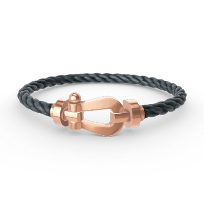 [Baslove]FORCE GROSSES HUFEISENARMBAND OHNE DIAMANT ROSÉGOLD