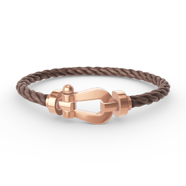 [Baslove]FORCE GROSSES HUFEISENARMBAND OHNE DIAMANT ROSÉGOLD
