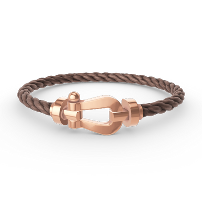 [Baslove]FORCE GROSSES HUFEISENARMBAND OHNE DIAMANT ROSÉGOLD