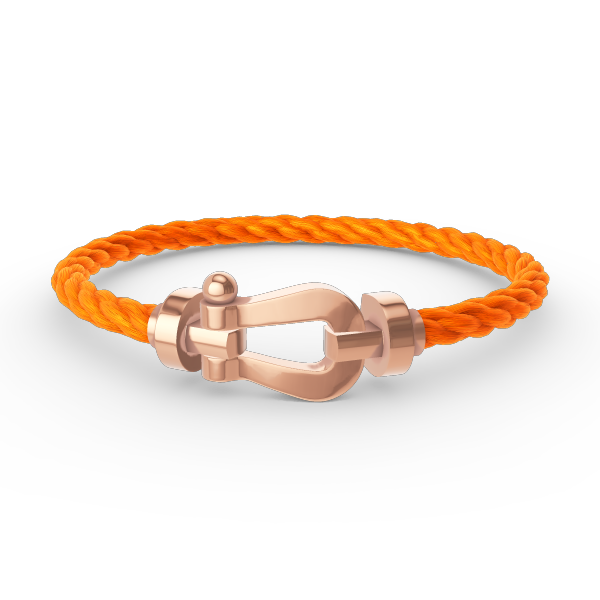 [Baslove]FORCE GROSSES HUFEISENARMBAND OHNE DIAMANT ROSÉGOLD