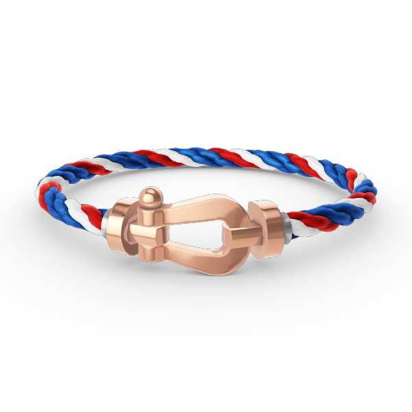 [Baslove]FORCE GROSSES HUFEISENARMBAND OHNE DIAMANT ROSÉGOLD