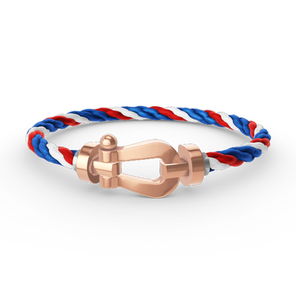 [Baslove]FORCE GROSSES HUFEISENARMBAND OHNE DIAMANT ROSÉGOLD