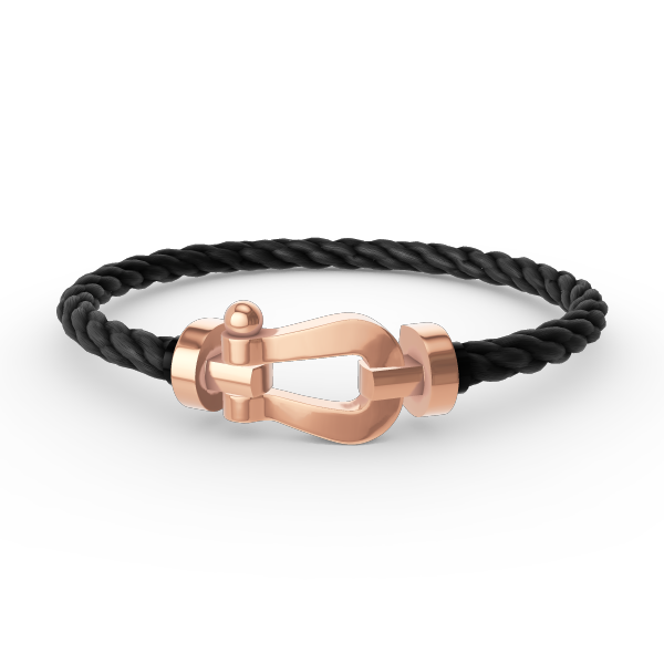 [Baslove]FORCE GROSSES HUFEISENARMBAND OHNE DIAMANT ROSÉGOLD