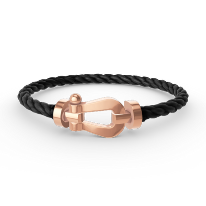 [Baslove]FORCE GROSSES HUFEISENARMBAND OHNE DIAMANT ROSÉGOLD
