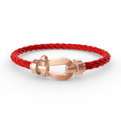 [Baslove]FORCE GROSSES HUFEISENARMBAND OHNE DIAMANT ROSÉGOLD