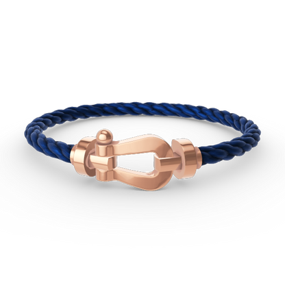 [Baslove]FORCE GROSSES HUFEISENARMBAND OHNE DIAMANT ROSÉGOLD