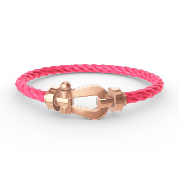 [Baslove]FORCE GROSSES HUFEISENARMBAND OHNE DIAMANT ROSÉGOLD