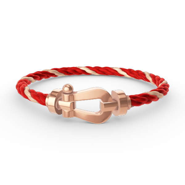 [Baslove]FORCE GROSSES HUFEISENARMBAND OHNE DIAMANT ROSÉGOLD