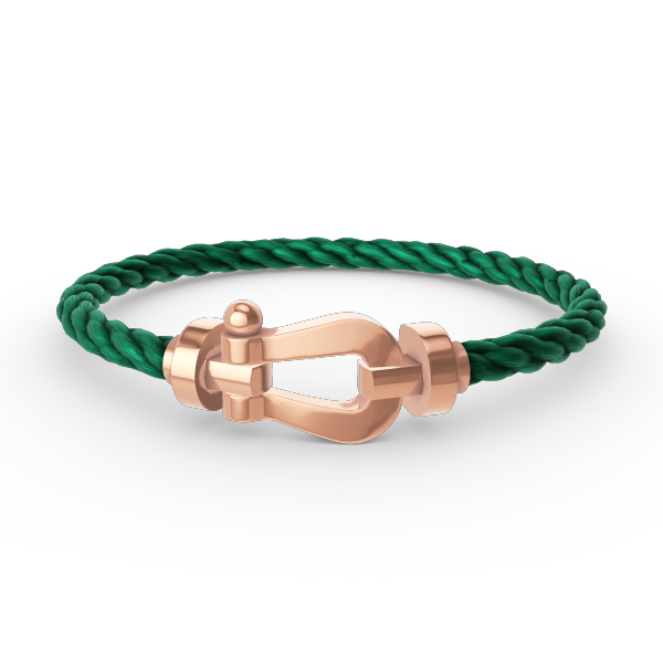 [Baslove]FORCE GROSSES HUFEISENARMBAND OHNE DIAMANT ROSÉGOLD