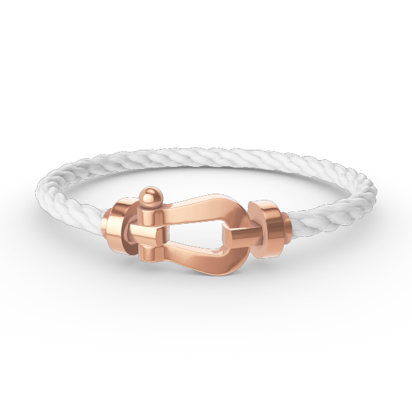 [Baslove]FORCE GROSSES HUFEISENARMBAND OHNE DIAMANT ROSÉGOLD