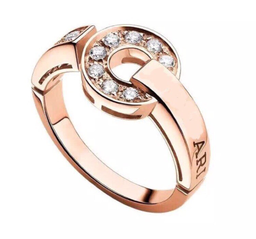 [Baslove] TRAUMRING DIAMANT ROSGOLD