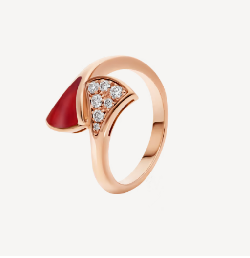 [Baslove] TRAUMRING ROSGOLD DIAMANT