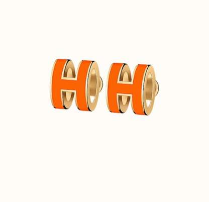 [Baslove] MINI POP H OHRRINGE ORANGE