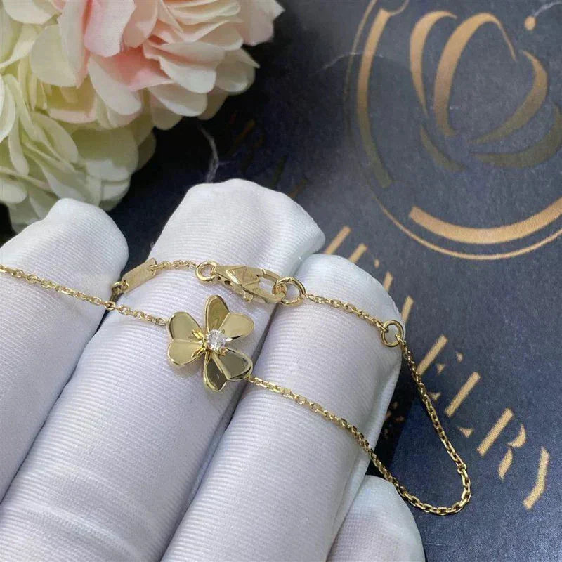 [Baslove]FRIVOLE GOLD BLUME ROSA MALACHIT ARMBAND