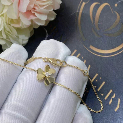 [Baslove]FRIVOLE GOLD BLUME ROSA MALACHIT ARMBAND
