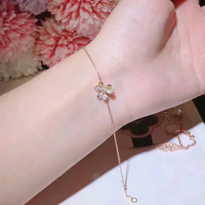 [Baslove]FRIVOLE GOLD BLUMEN DIAMANT ARMBAND