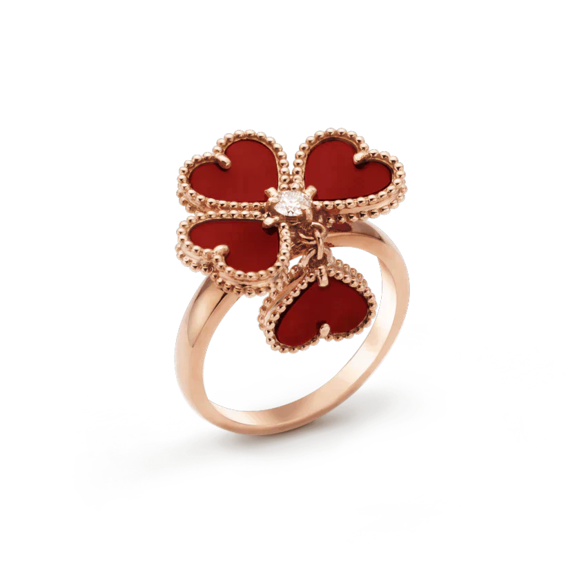 [Baslove]Süßklee-Karneol-Ring