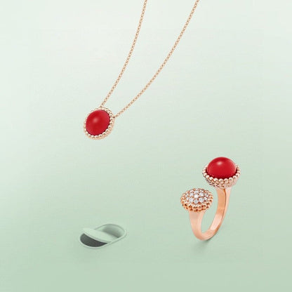 [Baslove] PERLEE COULEURS DIAMANT ROSÉGOLD ZWISCHEN DEN FINGERN RING