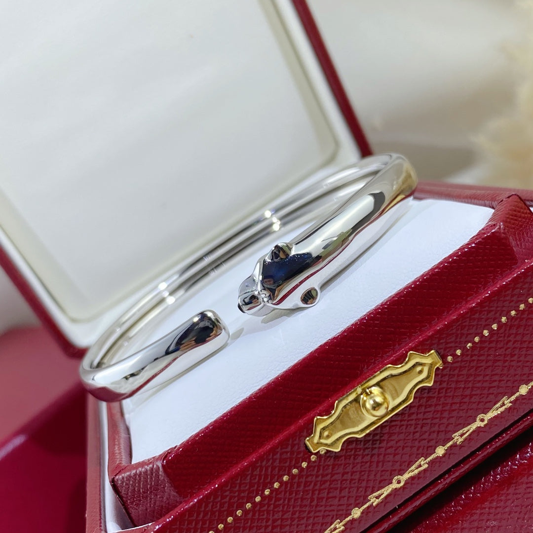 [Baslove] PANTHERE SILBER OFFENES ARMBAND
