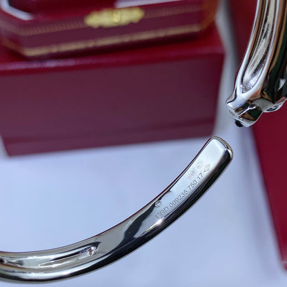 [Baslove] PANTHERE SILBER OFFENES ARMBAND