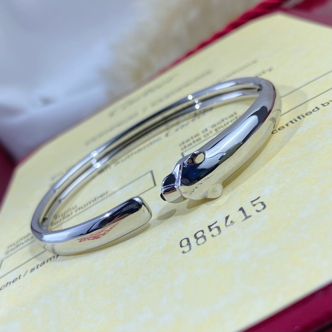 [Baslove] PANTHERE SILBER OFFENES ARMBAND