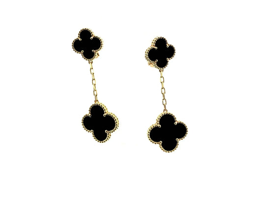 [Baslove]CLOVER 2 MOTIFS OHRRINGE (MEHRERE AUSWAHL)