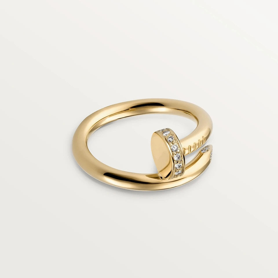 [Baslove]JUSTE リング 2.65MM ゴールド ダイヤモンド