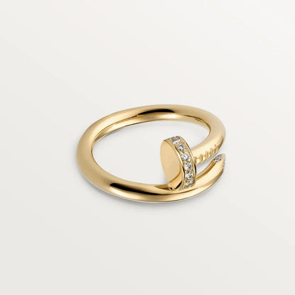 [Baslove]JUSTE リング 2.65MM ゴールド ダイヤモンド