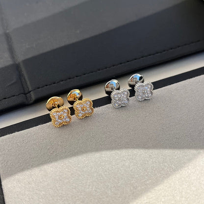 [Baslove]CLOVER MINI DIAMANT-OHRSTECKER