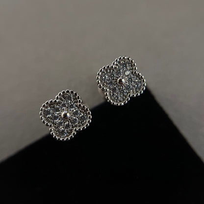 [Baslove]CLOVER MINI DIAMANT-OHRSTECKER