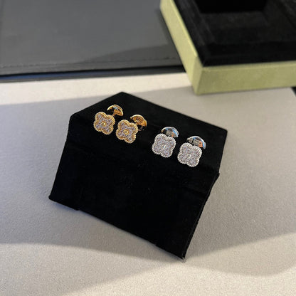 [Baslove]CLOVER MINI DIAMANT-OHRSTECKER
